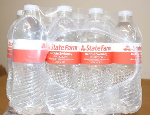 Custom Label Water Bottles – Insurance Client