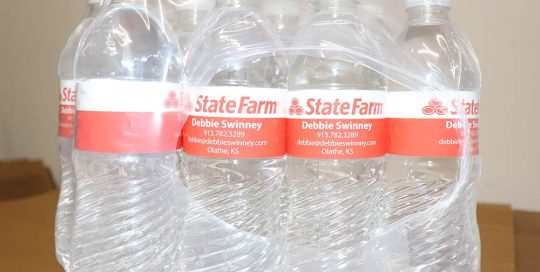 Custom Label Water Bottles -