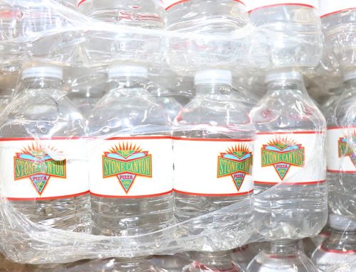 Custom Label Water Bottles – Restaurant Client